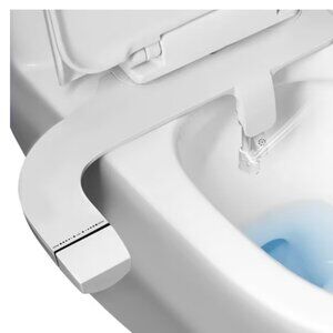 Ultra-Slim Bidet Attachment for Toilet, Dual Nozzle Self Cleaning , Non-Electric